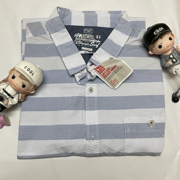 Stripes short sleeve button down shirt - Picture 4 of 7